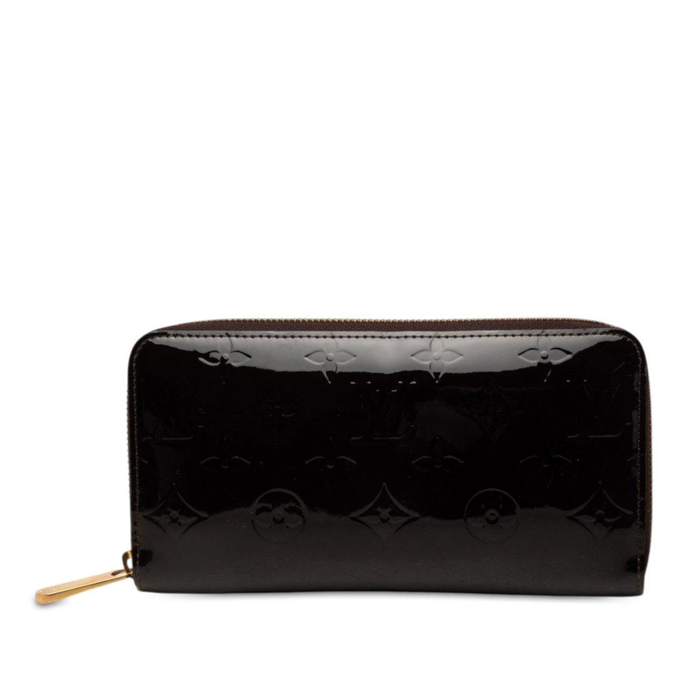 Pre-Loved Louis Vuitton Monogram Vernis Zippy Long Wallet